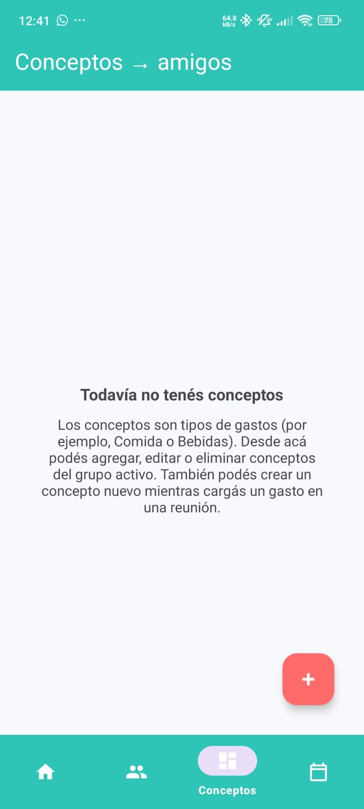 Detalle de gastos y balance